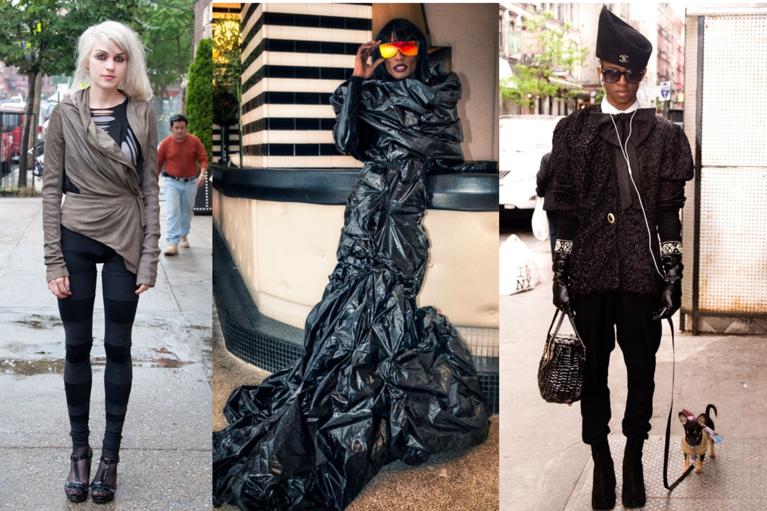 Three StyleDefined NYC street-style portraits